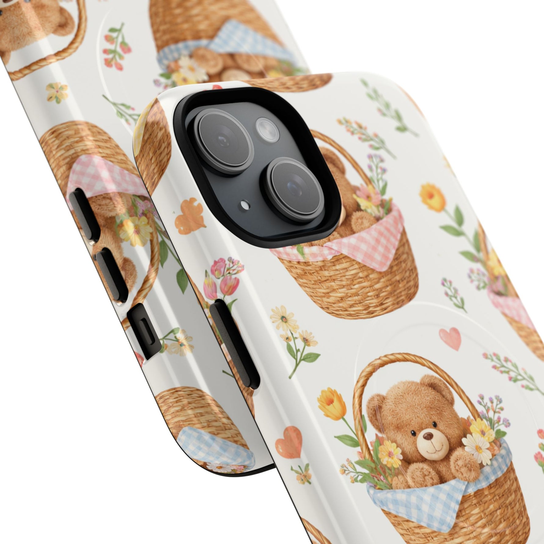 Teddy Berry Basket iPhone Case with MagSafe