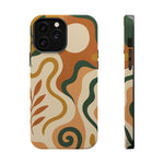 Abstract Earth-Tone Impact iPhone Case — MagSafe  Shamo's iPhone 13 Pro Max / Matte