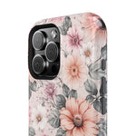 Floral Impact-Resistant Magnetic Phone Case