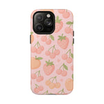 Cute Fruits iPhone Case - Colorful Cherry & Strawberry Design | MagSafe - Shamo's