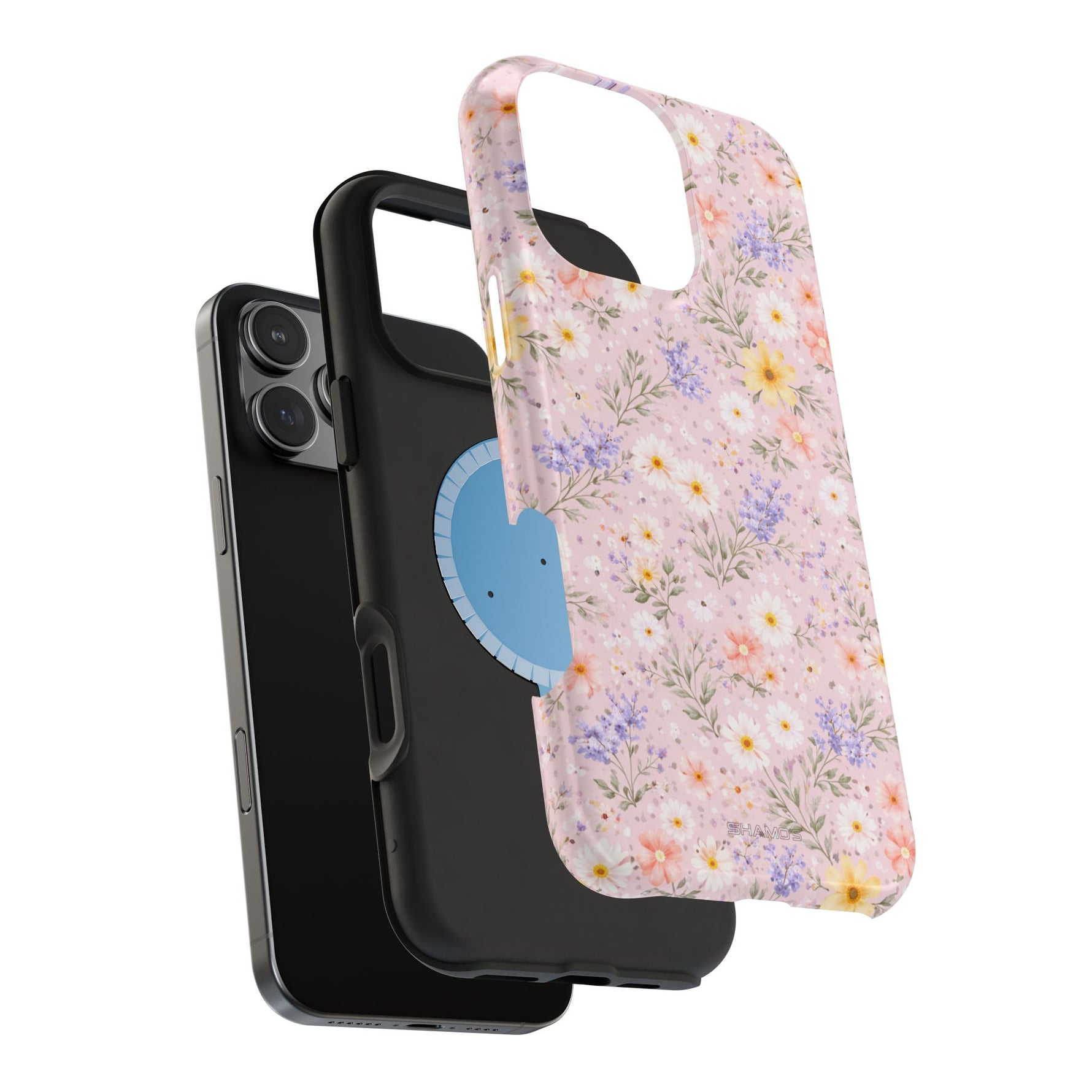 Pastel Floral MagSafe Compatible Magnetic Impact Phone Case