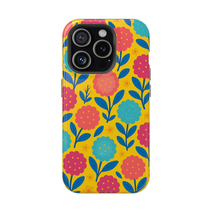 Vibrant Floral MagSafe Phone Case