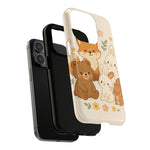 Forest Friends iPhone Case — Fox, Bear & Bunny Design. with MagSafe - Shamo's