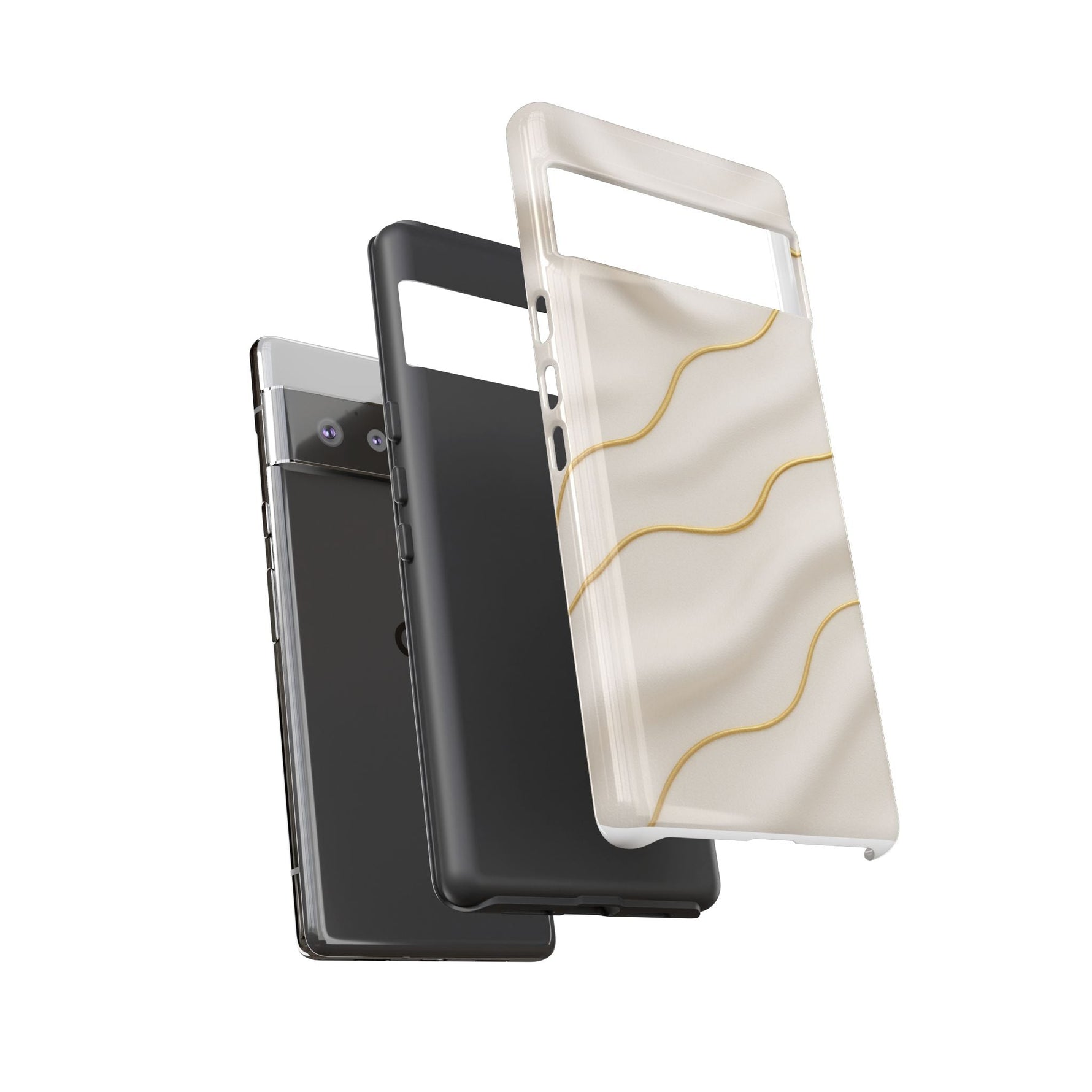 Elegant Gold Wave Tough iPhone Case  Shamo's