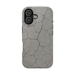 Cracked Concrete Texture iPhone Case with MagSafe compatibility  Shamo's iPhone 17 / Glossy