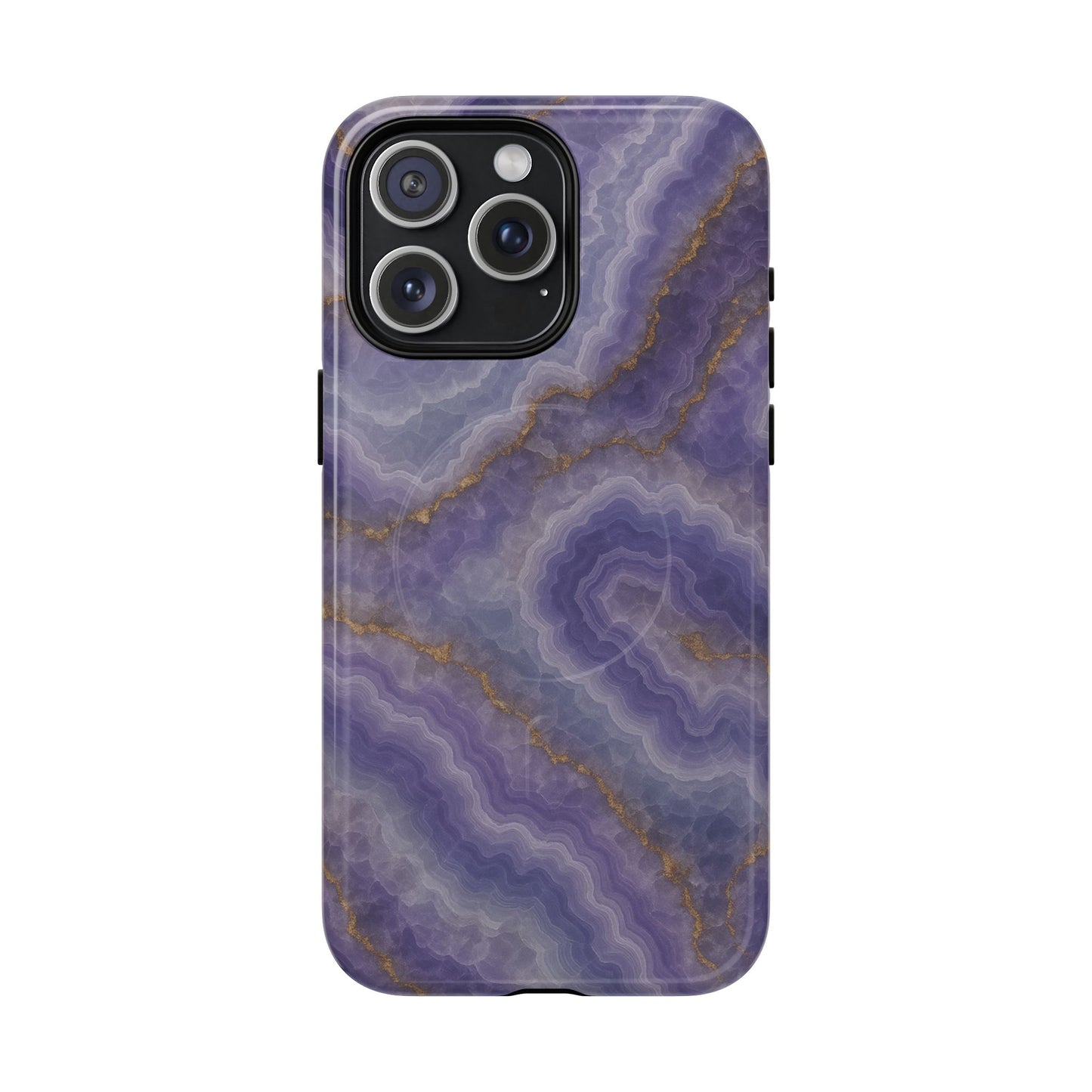 Purple Agate Marble iPhone Case with MagSafe - Shamo's