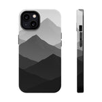 Monochrome Mountain Design iPhone Case | MagSafe  Shamo's iPhone 13 / Matte
