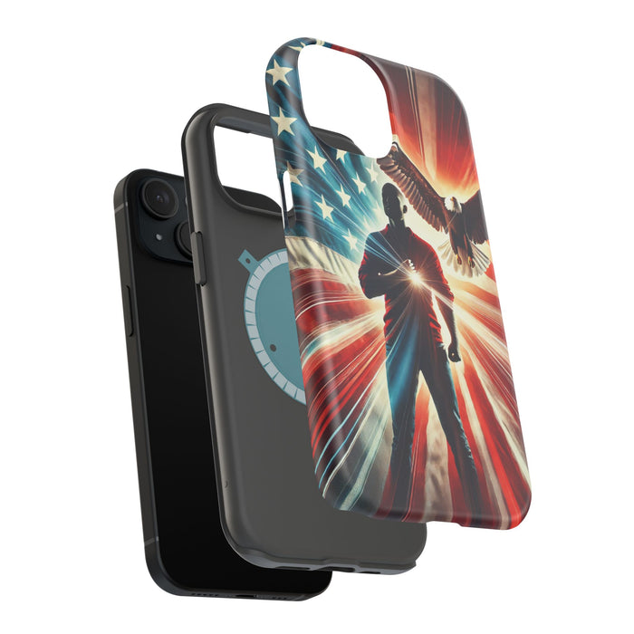 Magnetic Tough Phone Case with MagSafe Compatibility - Proud American Design Edition