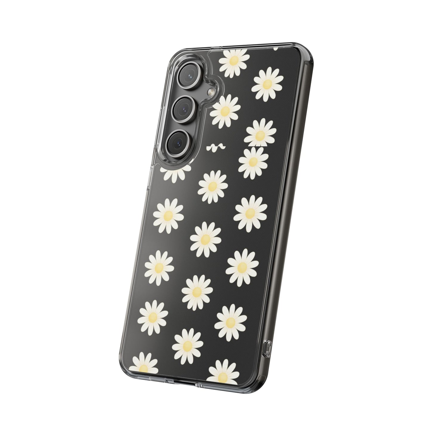 Daisy Floral Clear iPhone Case