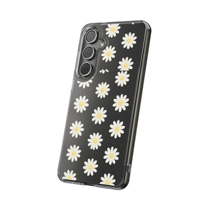 Daisy Floral Clear iPhone Case