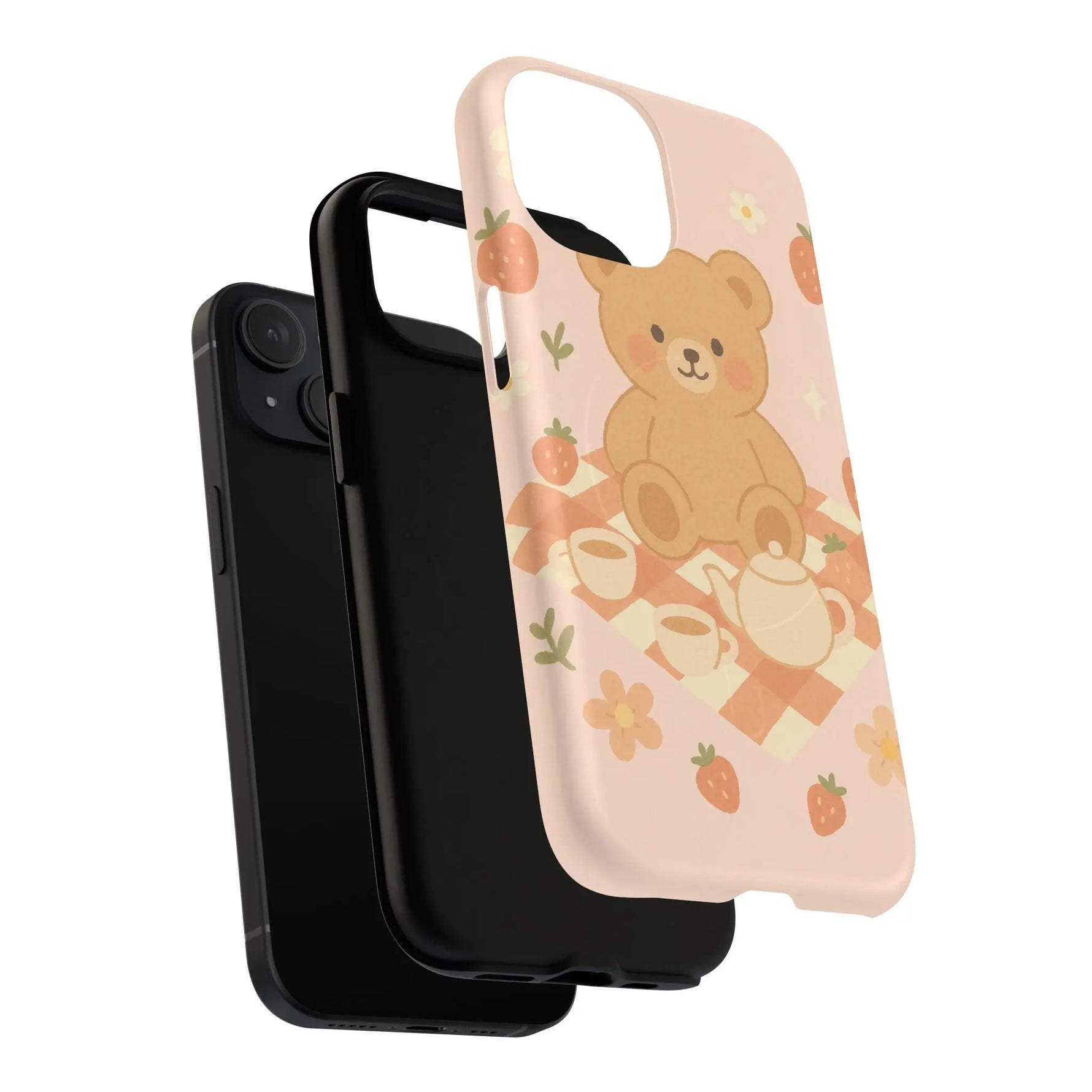 Blossom Bear Picnic iPhone Case with MagSafe - Shamo's