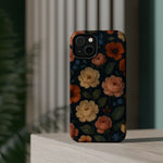 Floral Vintage Rose Magnetic Impact iPhone Case with MagSafe  Shamo's