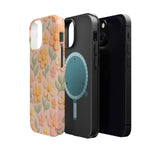 Vintage Floral 3D iPhone Case | MagSafe Compatible - Shamo's