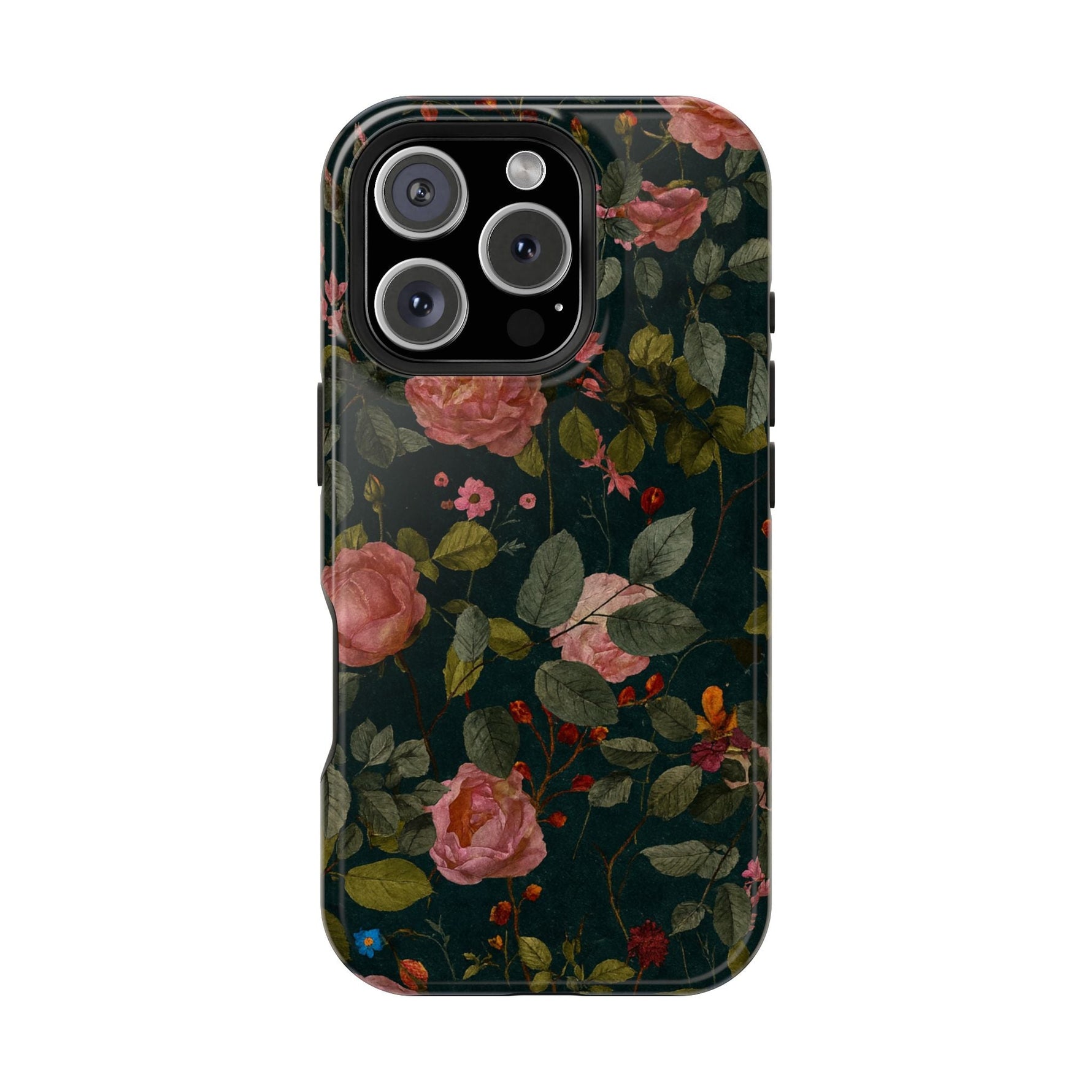 Floral Rose Realistic iPhone Case with MagSafe  Shamo's iPhone 16 Pro / Glossy