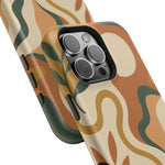 Abstract Earth-Tone Impact iPhone Case — MagSafe  Shamo's