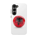 Tough Phone Cases with Albanian soccer flag - Shamo's