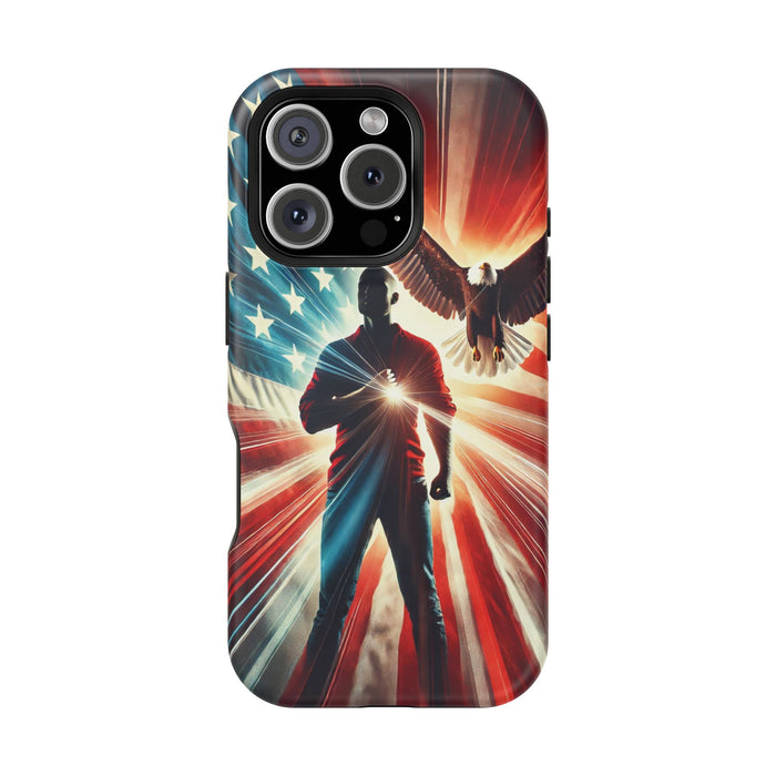 Magnetic Tough Phone Case with MagSafe Compatibility - Proud American Design Edition