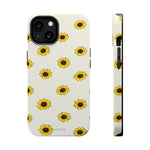 Sunflower Pattern Magnetic Impact-Resistant iPhone Case MagSafe Compatible