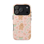 Gingerbread Candy Holiday Tough iPhone Case | compatible with MagSafe  Shamo's iPhone 17 Pro / Glossy