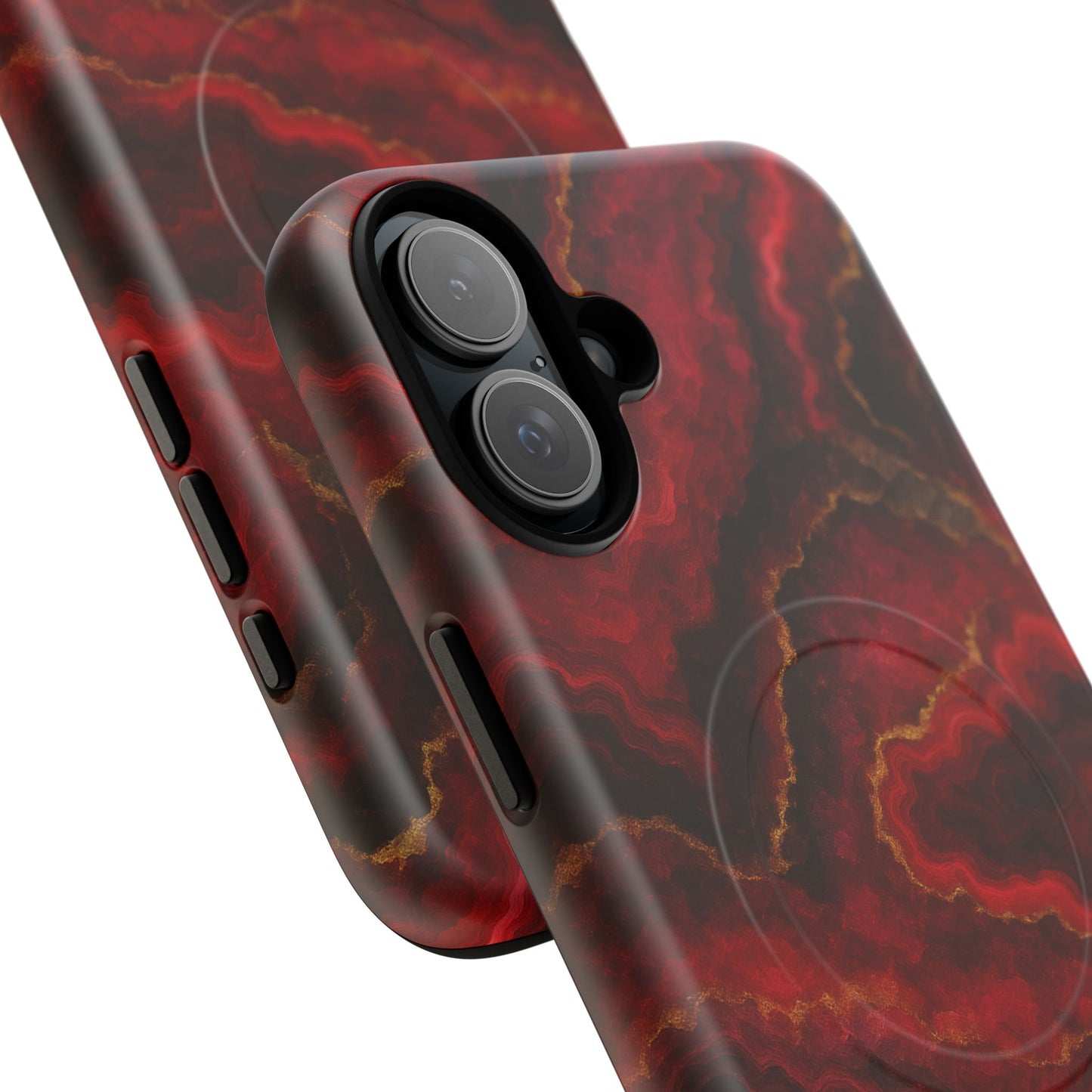 Red Marble iPhone Case with MagSafe