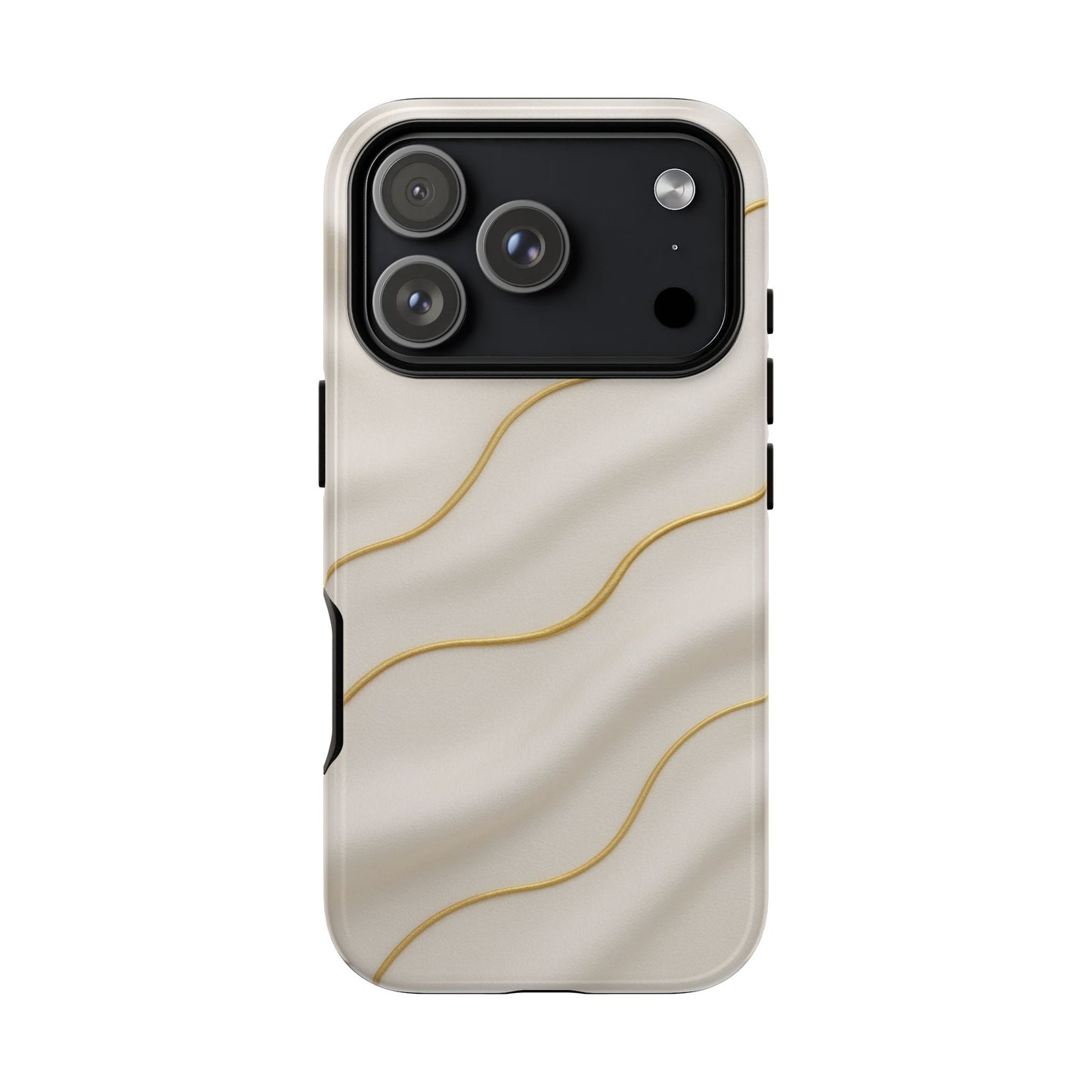Elegant Gold Wave Tough iPhone Case