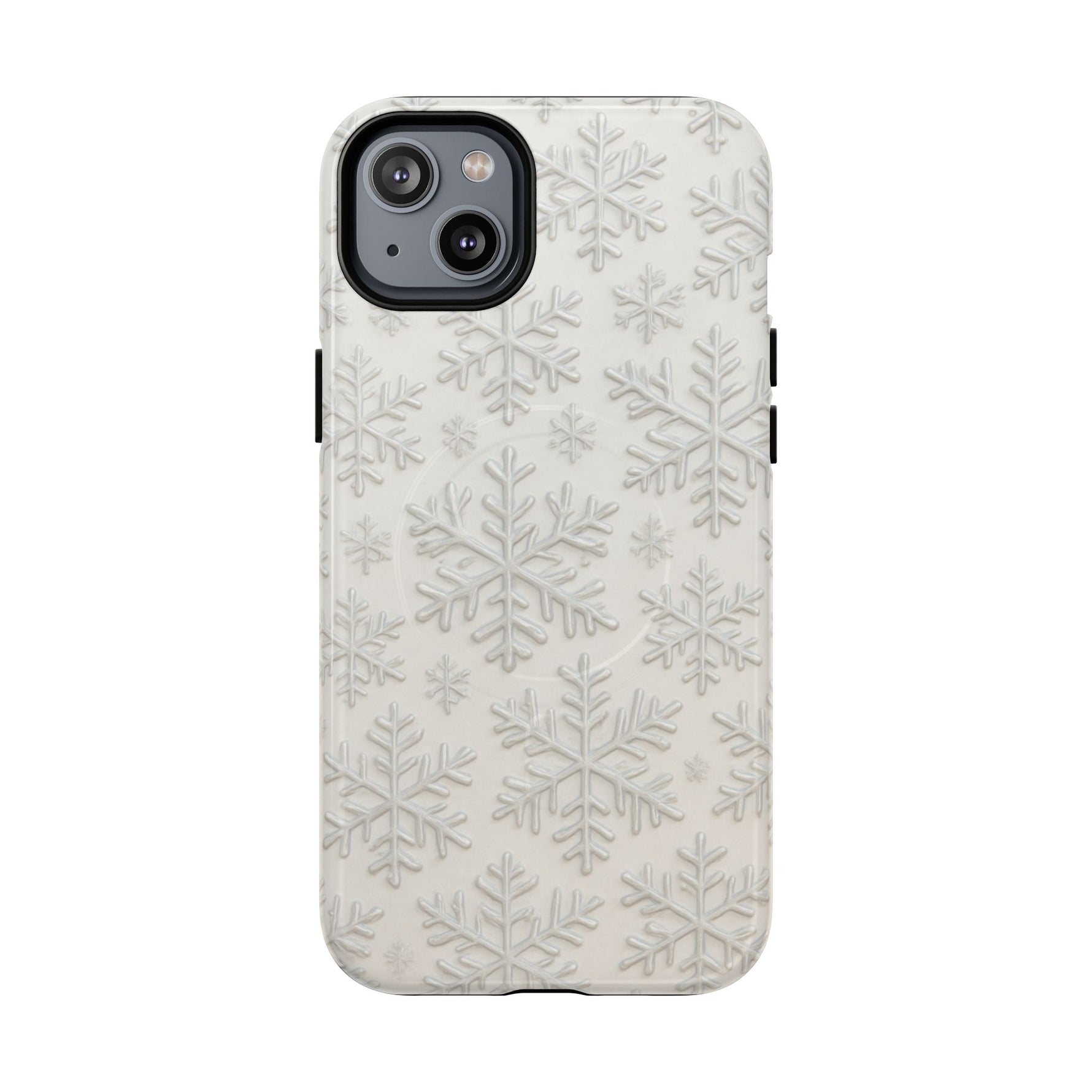 Snowflake Texture iPhone Case compatible with MagSafe - Shamo's