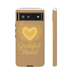 Grateful Heart iPhone Case — Warm Neon Heart - Shamo's