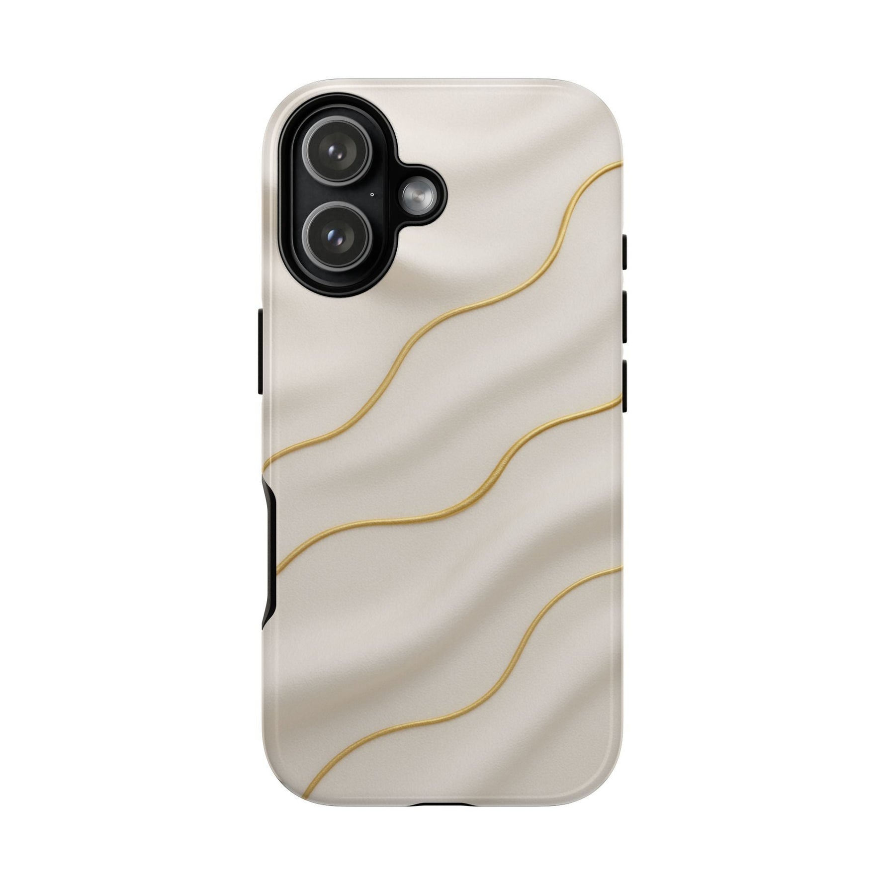 Elegant Gold Wave Tough iPhone Case  Shamo's iPhone 17 / Glossy