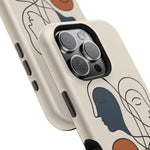 "Connected Lines" Minimalist iPhone Case — MagSafe, Magnetic Impact-Resistant  Shamo's