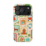 Cute Holiday Dogs MagSafe Compatible Impact-Resistant Phone Case - iPhone 17 Pro / Glossy - Shamo's