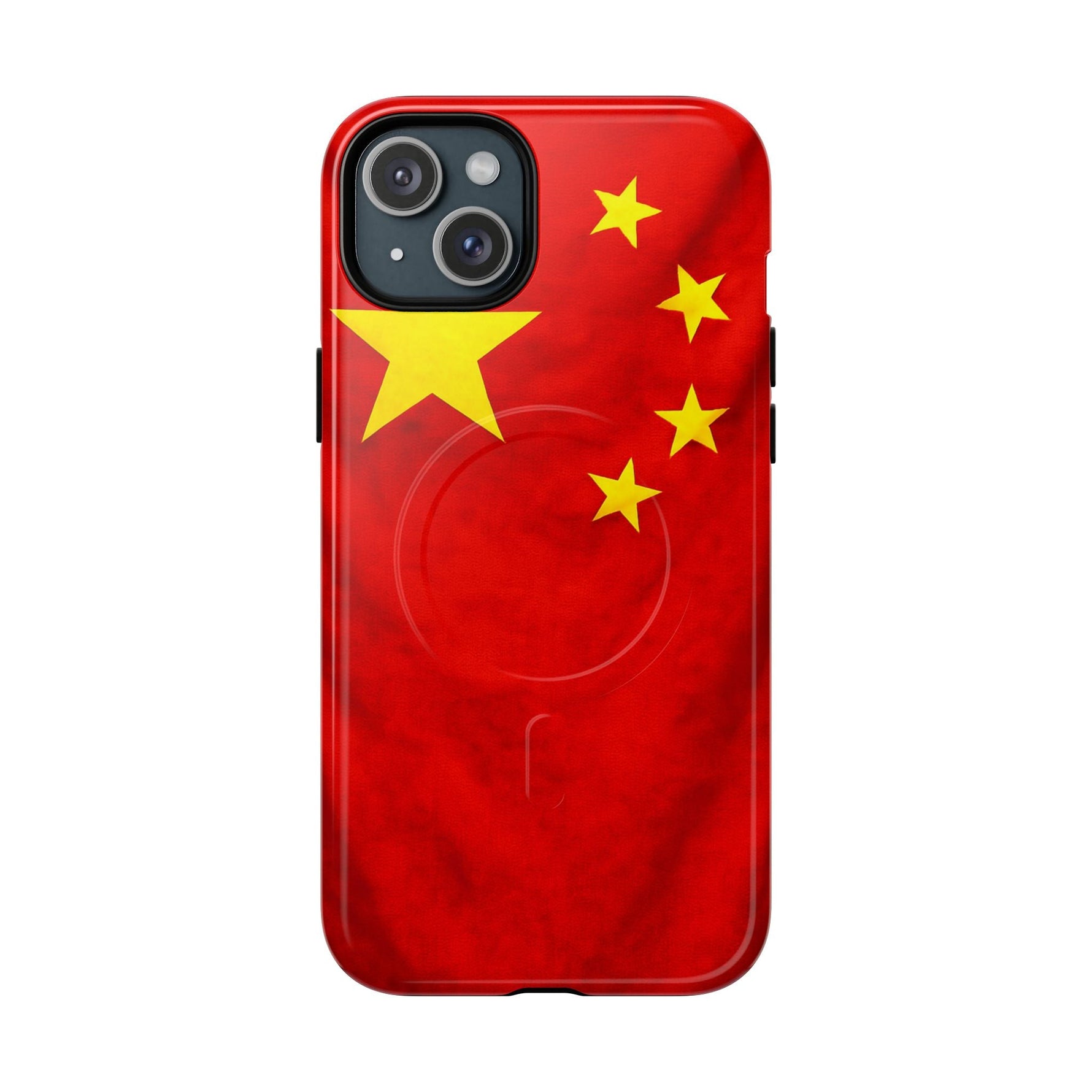 China Flag iPhone Case | MagSafe  Shamo's iPhone 15 Plus / Glossy