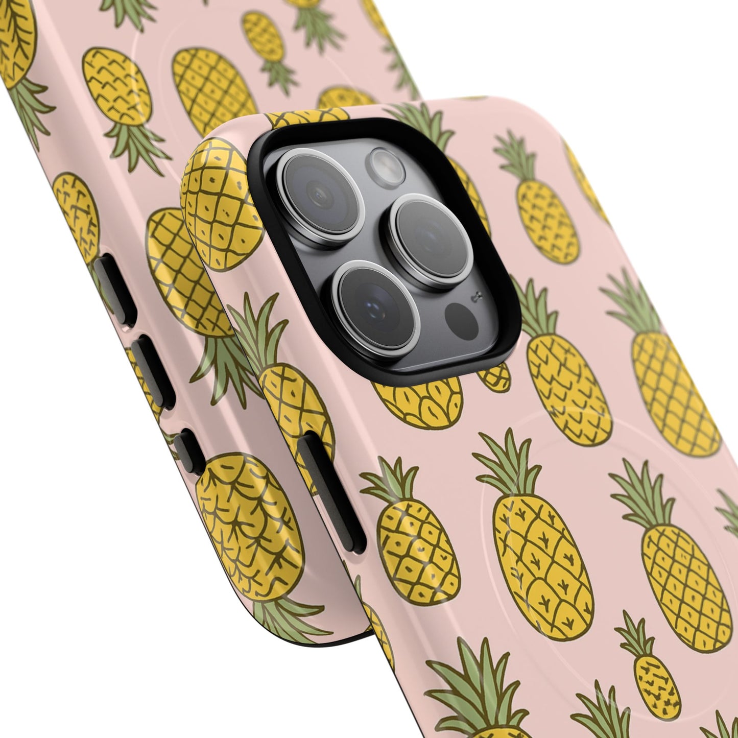 Pineapple Pattern Fruit Case for iPhone | MagSafe Compatible