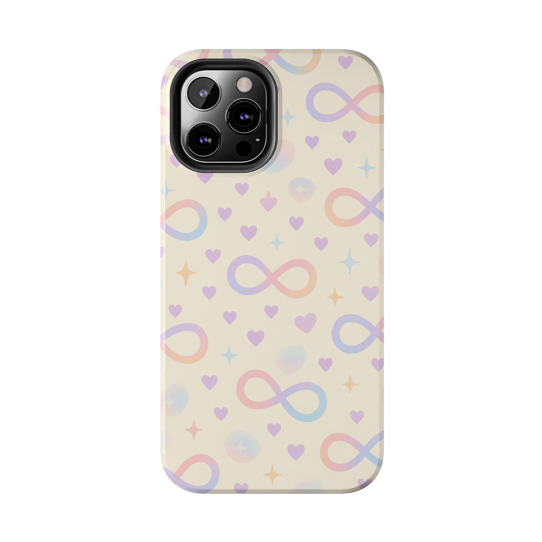 Infinity Pattern Tough Phone Case — Pastel Hearts & Stars  Shamo's