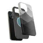 Monochrome Mountain Design iPhone Case | MagSafe  Shamo's