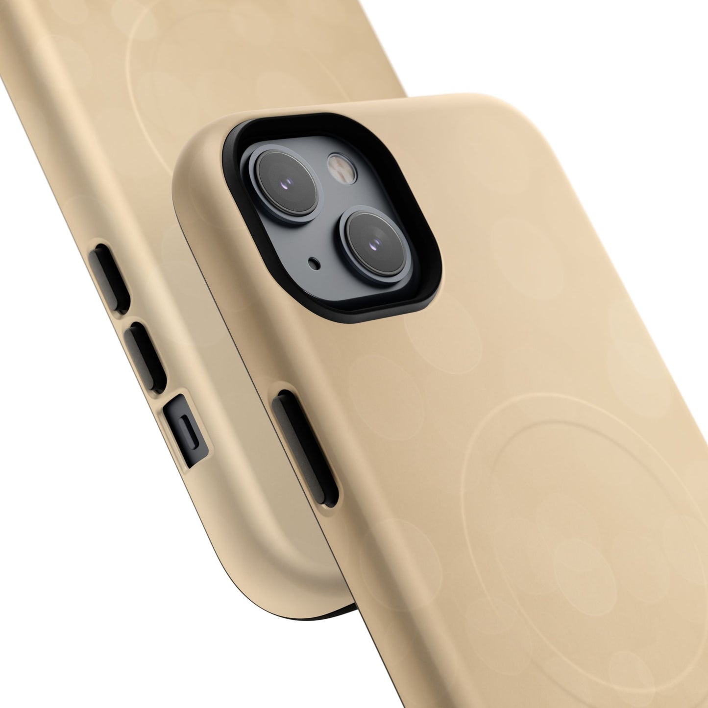 Gold Glitter Holiday iPhone Case — MagSafe-Compatible Design