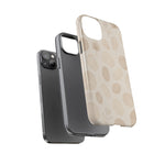 Neutral Pebble Pattern Tough iPhone Case  Shamo's