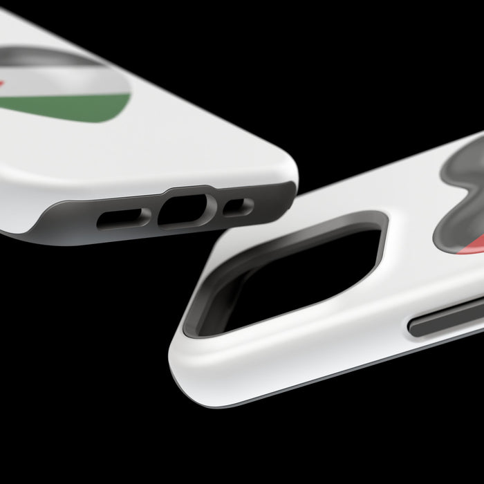 MagSafe Tough Cases with Palestinian flag in heart shape