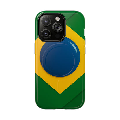 Brazil Flag iPhone Case | MagSafe