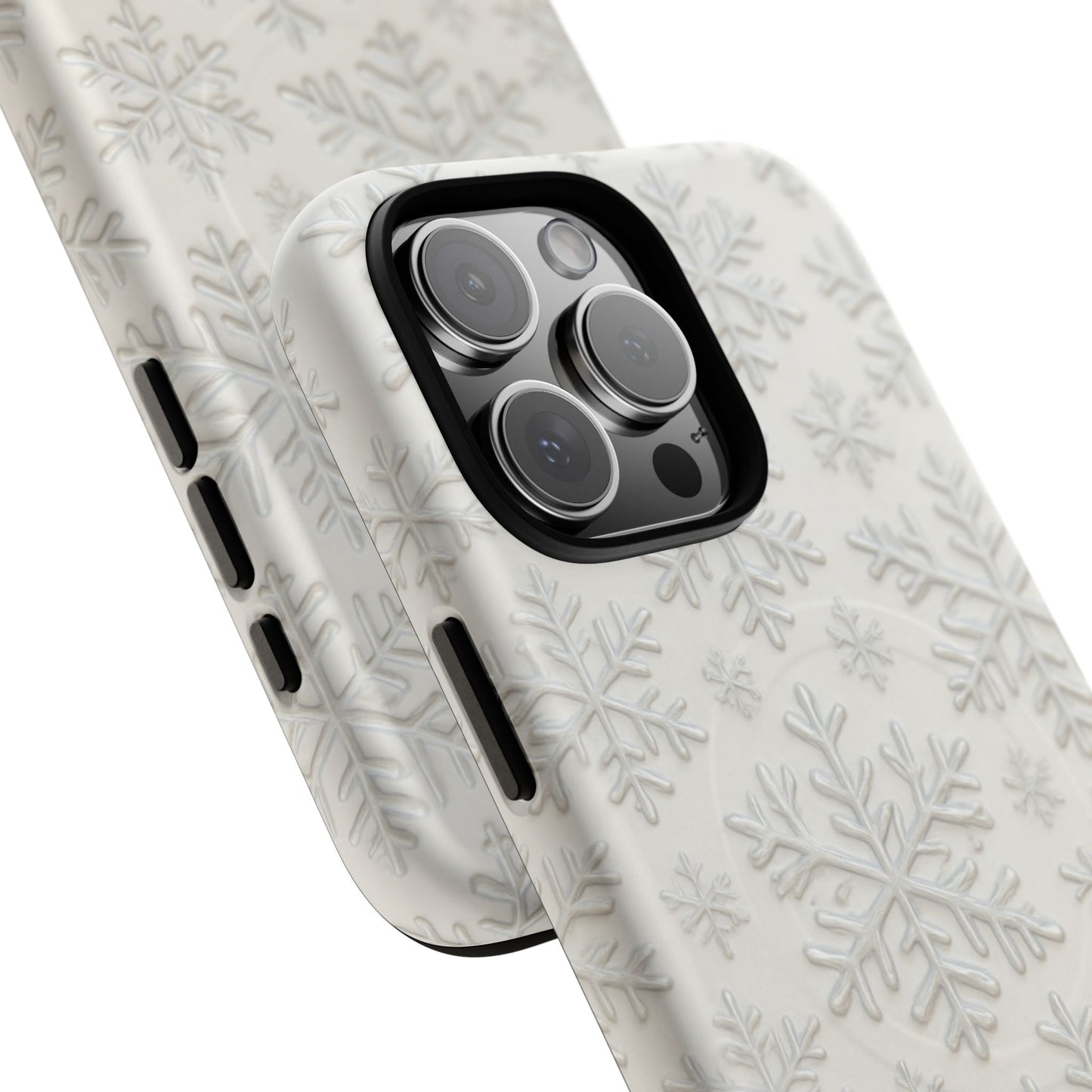Snowflake Texture iPhone Case compatible with MagSafe