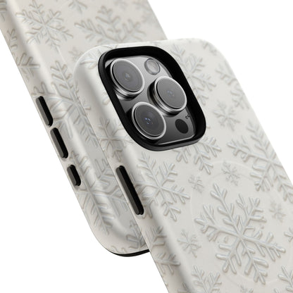 Snowflake Texture iPhone Case compatible with MagSafe