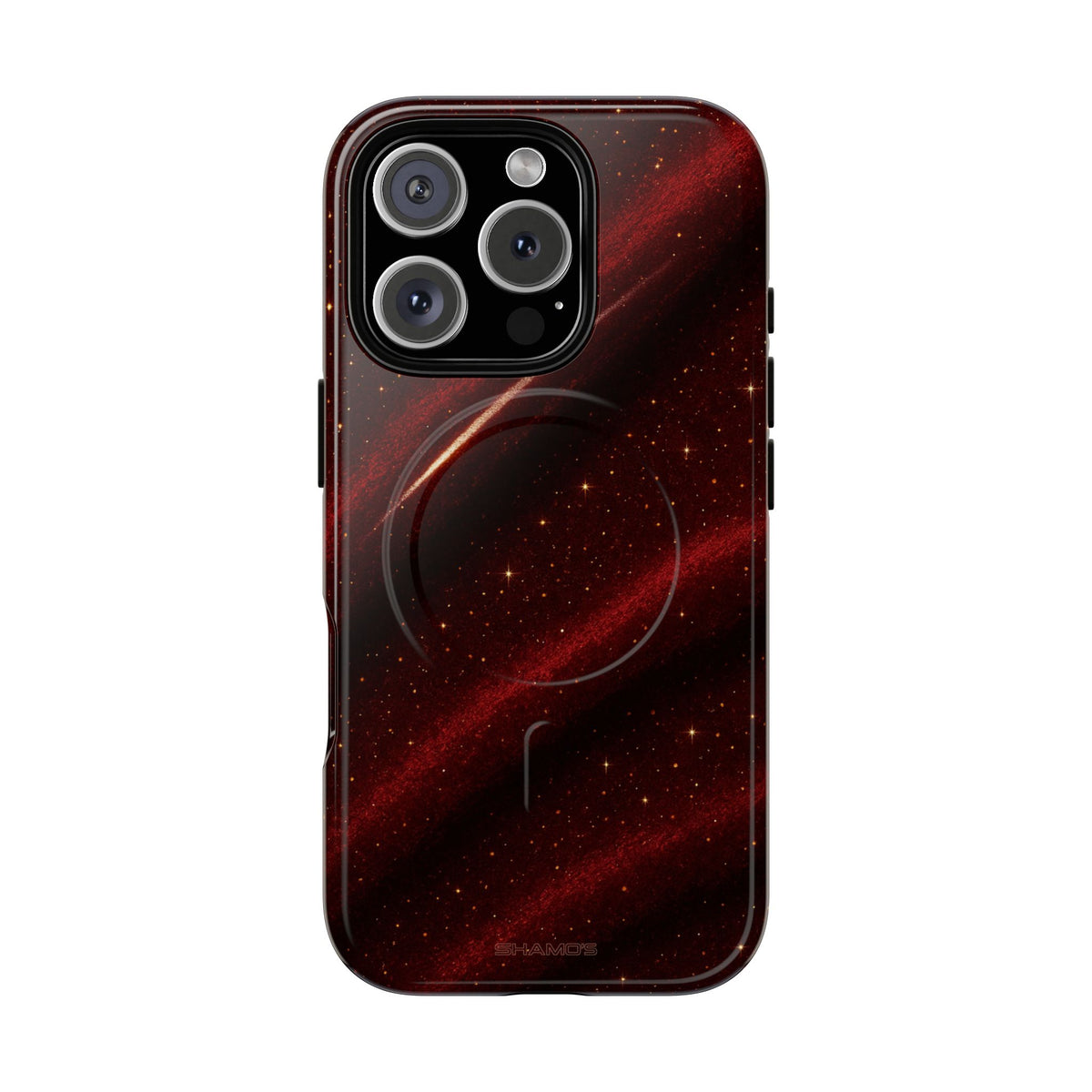 Red Nebula iPhone Case with MagSafe
