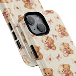 Telefoonhoesje met MagSafe met teddybeer verliefd