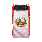 Peru Flag Magnetic Impact-Resistant Phone Case, Protective Patriotic Design, MagSafe Compatible - iPhone 17 Air / Glossy - Shamo's