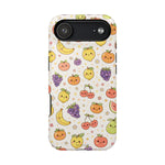 Cute Kawaii Fun Fruit Pattern Magnetic Impact-Resistant iPhone Case with MagSafe Compatibility
