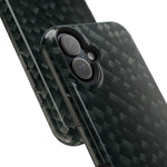 Dark Carbon Fiber Texture Magnetic Impact-Resistant iPhone Case | MagSafe compatible  Shamo's