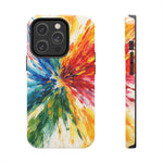 Vibrant Abstract Paint Explosion Impact Phone Case  Shamo's iPhone 14 Pro