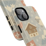 Swiss Chalet Sheep Pattern Tough MagSafe iPhone Case  Shamo's