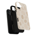 Neutral Pebble Pattern Tough iPhone Case  Shamo's