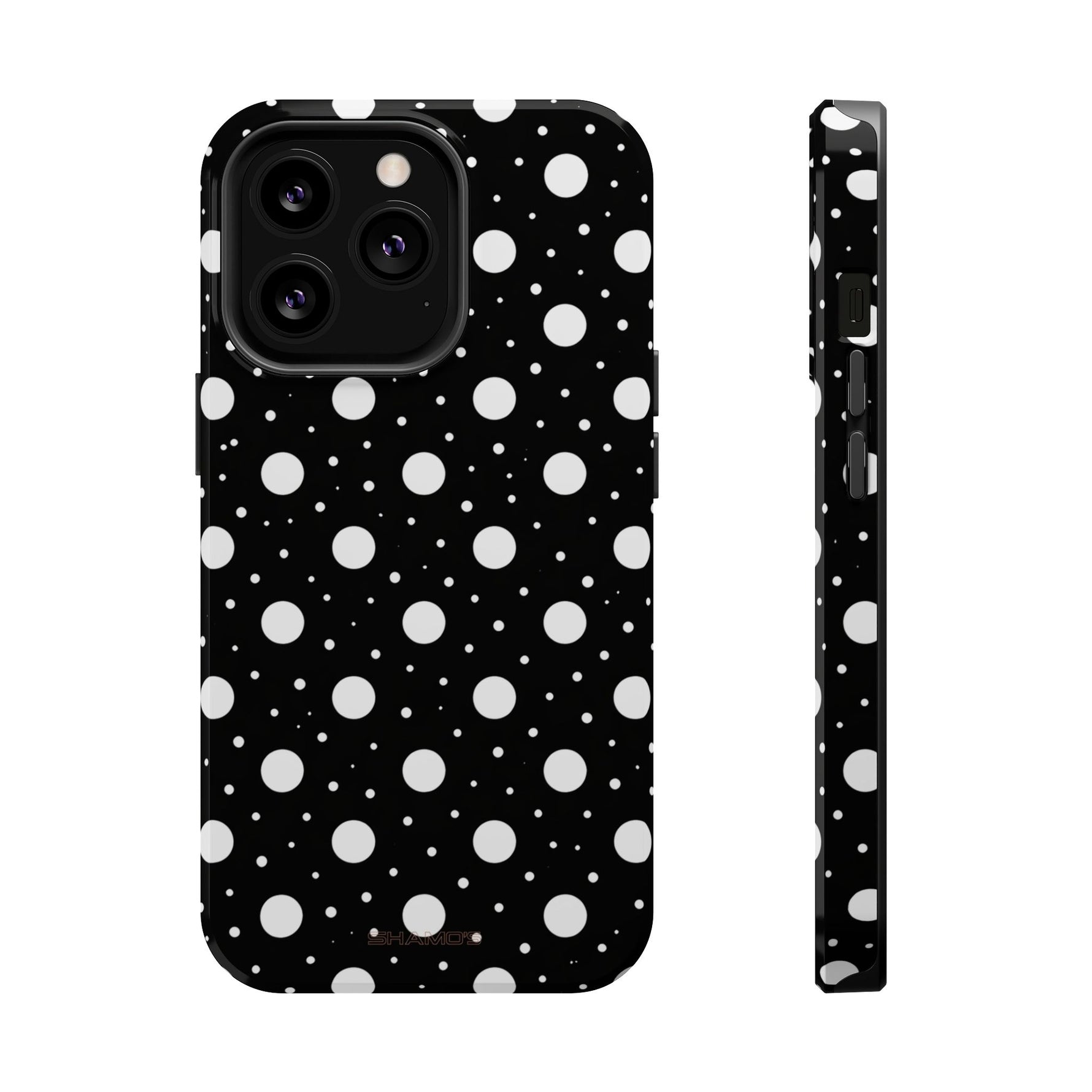 Polka Dot Impact-Resistant iPhone Case | MagSafe