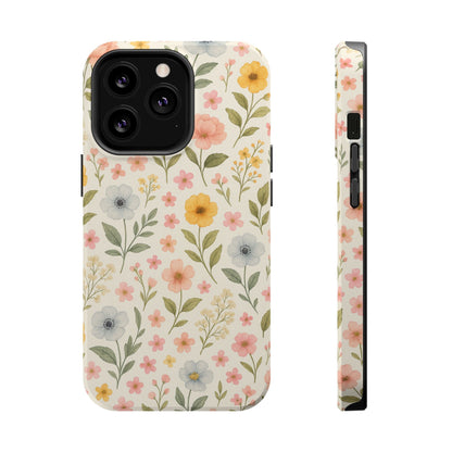 Floral Garden Impact iPhone Case with MagSafe compatibility  Shamo's iPhone 13 Pro / Glossy
